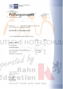 IHK certificate lg