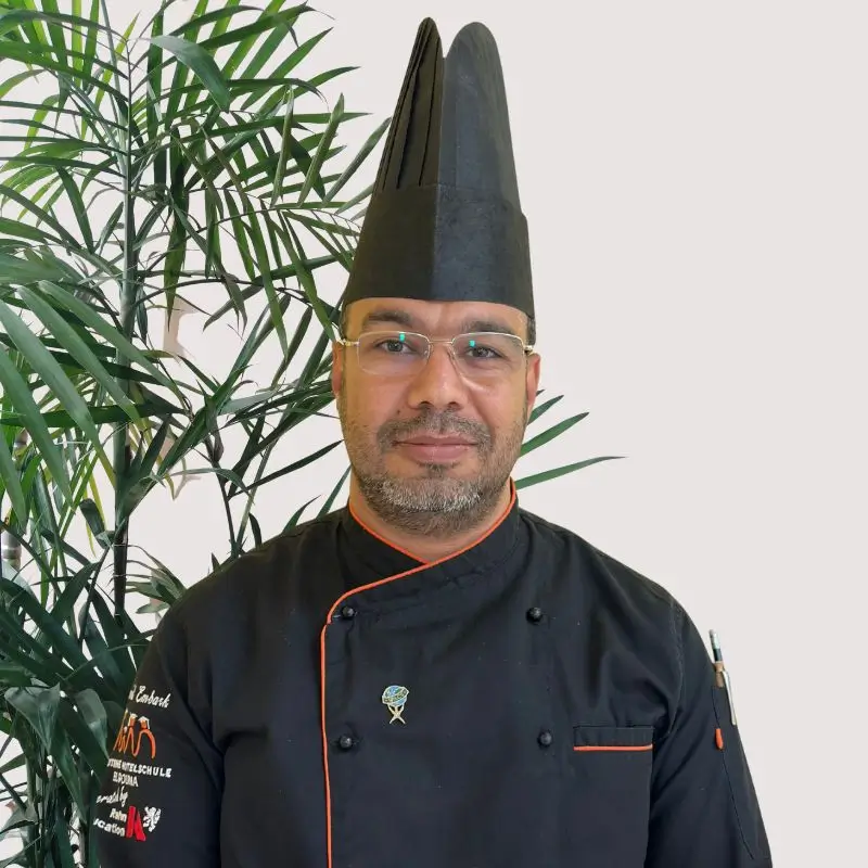 Mohamed Embarak kitchen instructor